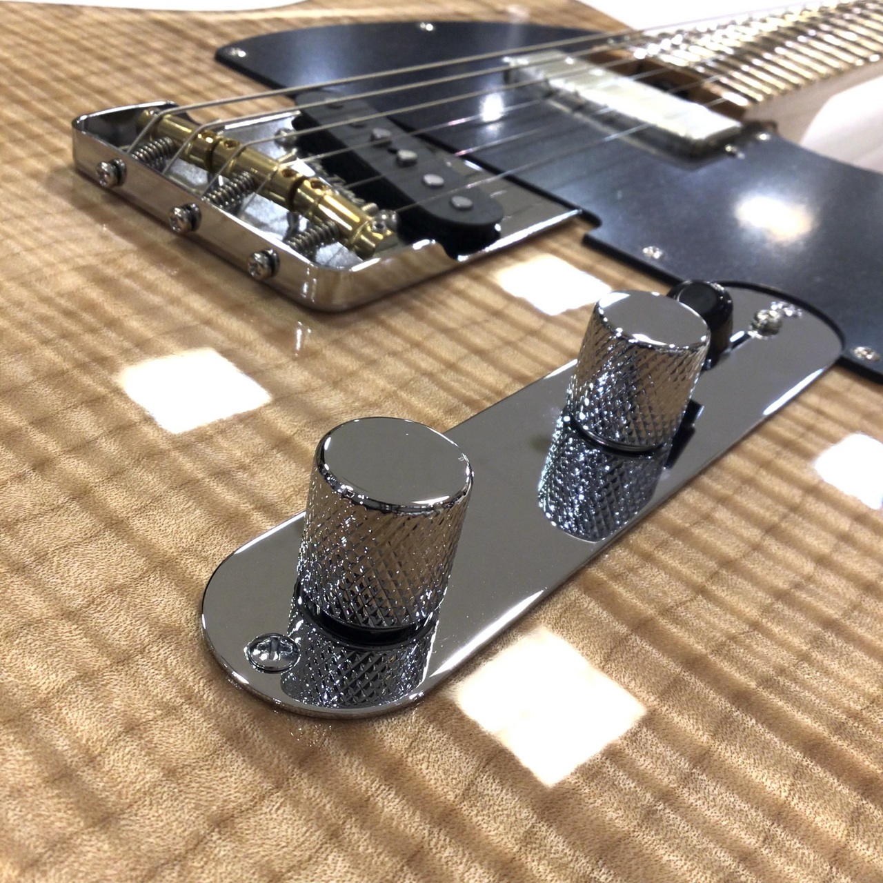 Kz Guitar Works TL Trad 22 MHS3 / Natural 【5Aフレイムメイプル