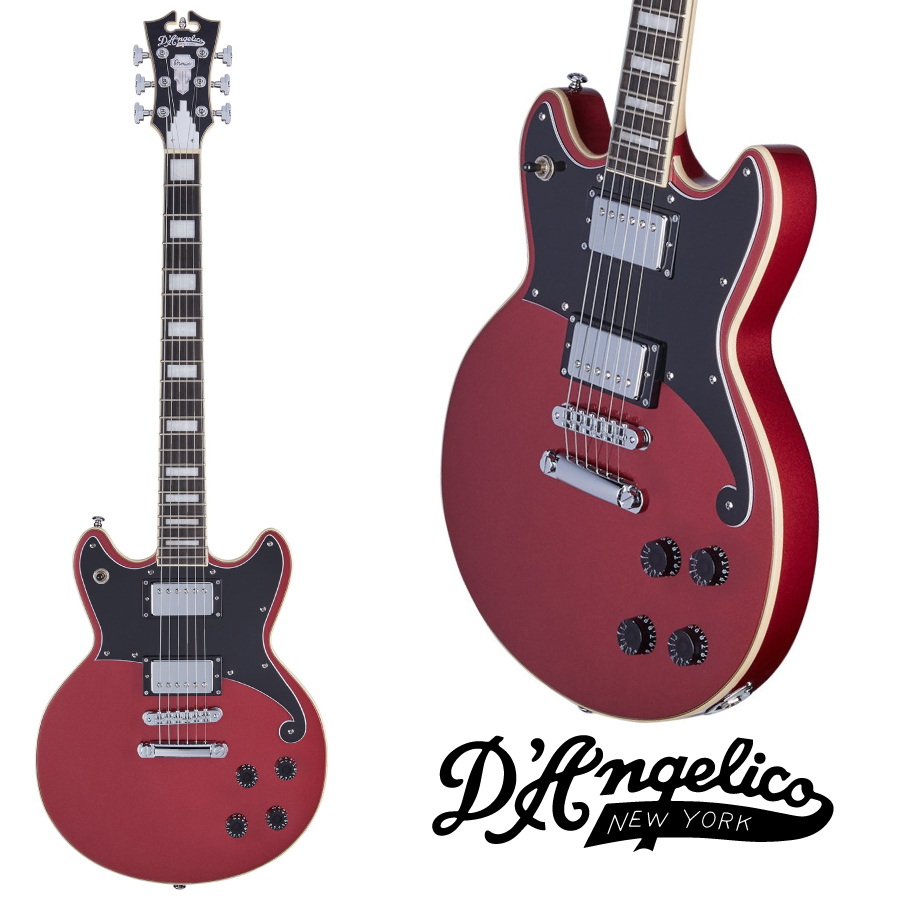 D'Angelico Premier Brighton -Oxblood-【Webショップ限定】（新品