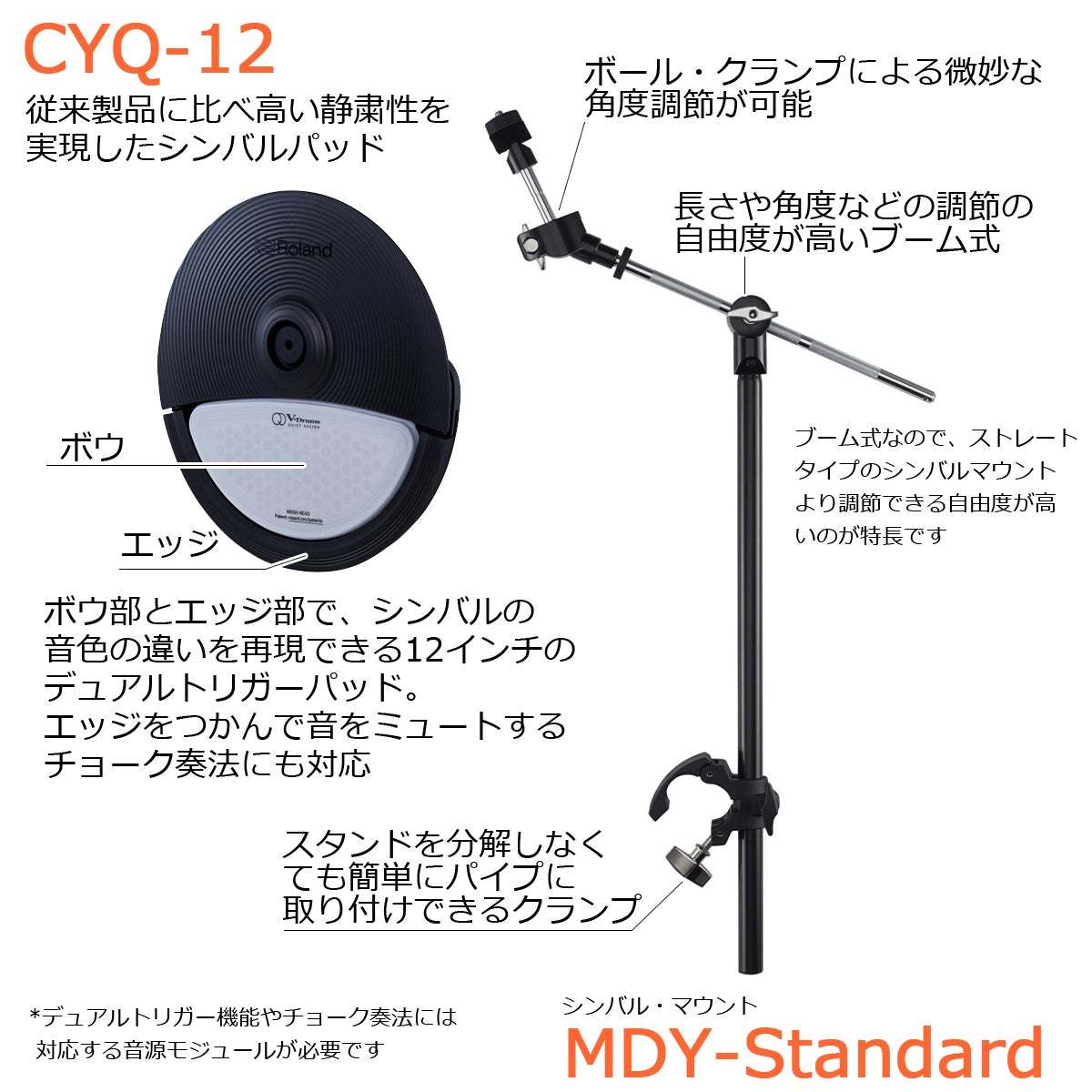 Roland VQD106 3シンバル拡張キット（新品/送料無料）【楽器検索