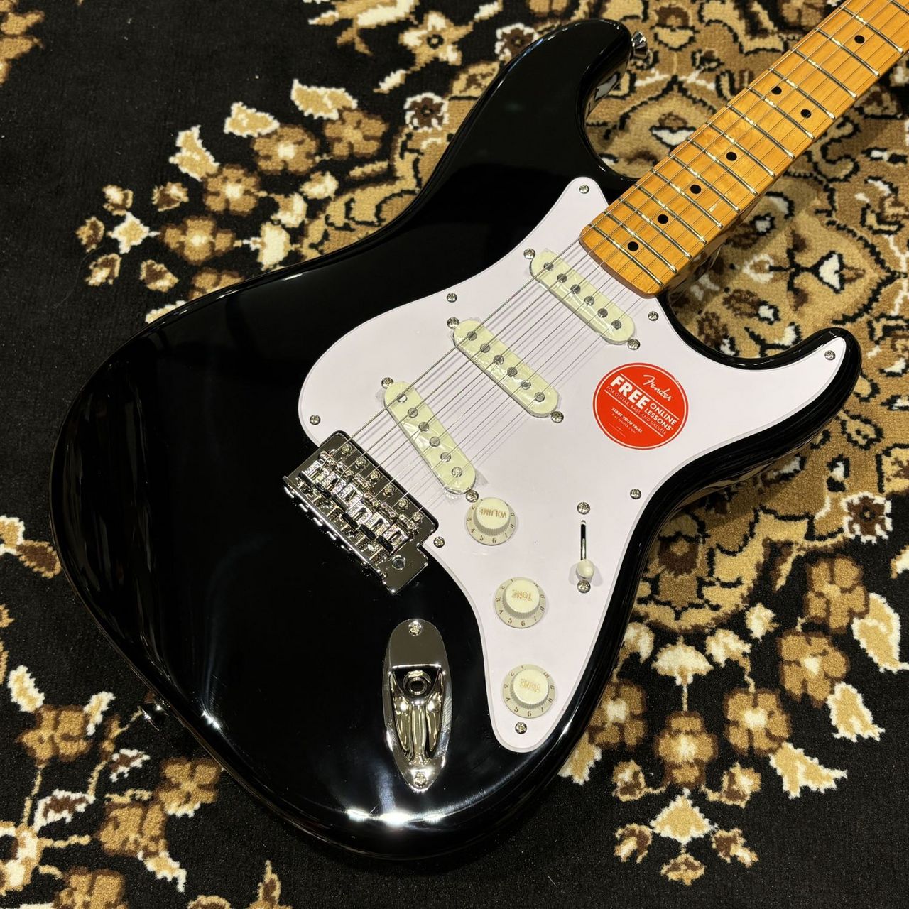 美品★Classic Vibe '50s Stratocaster BLK Squier by Fender Classic Vibe '50s Stratocaster Black エレキギター