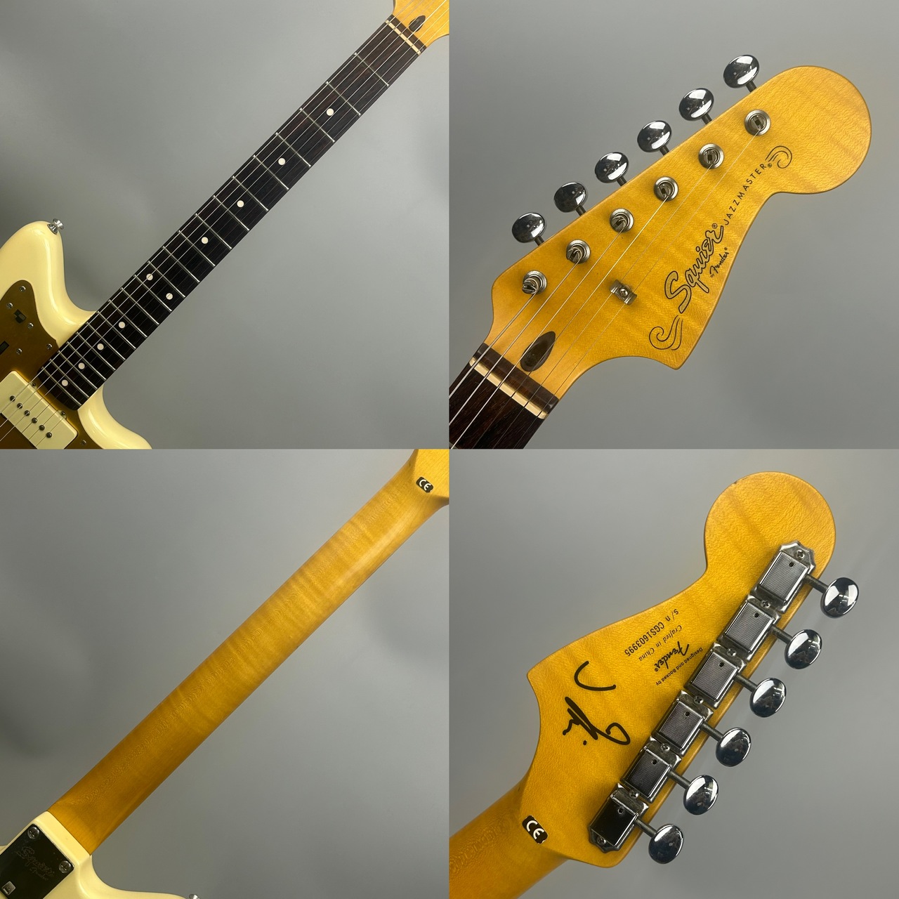 Squier by Fender J Mascis Jazzmaster Vintage White 2016年製