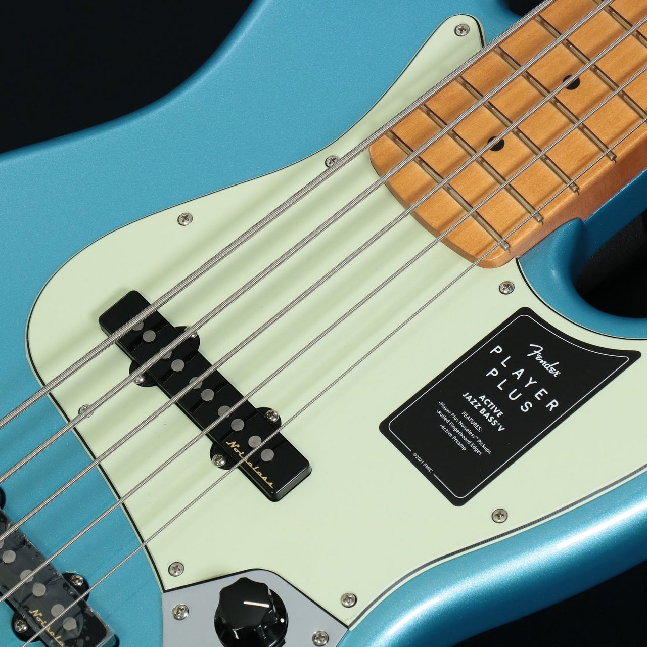 看板プレイヤーメイプル sp Fender Player Plus Jazz Bass V Maple Fingerboard Opal Spark