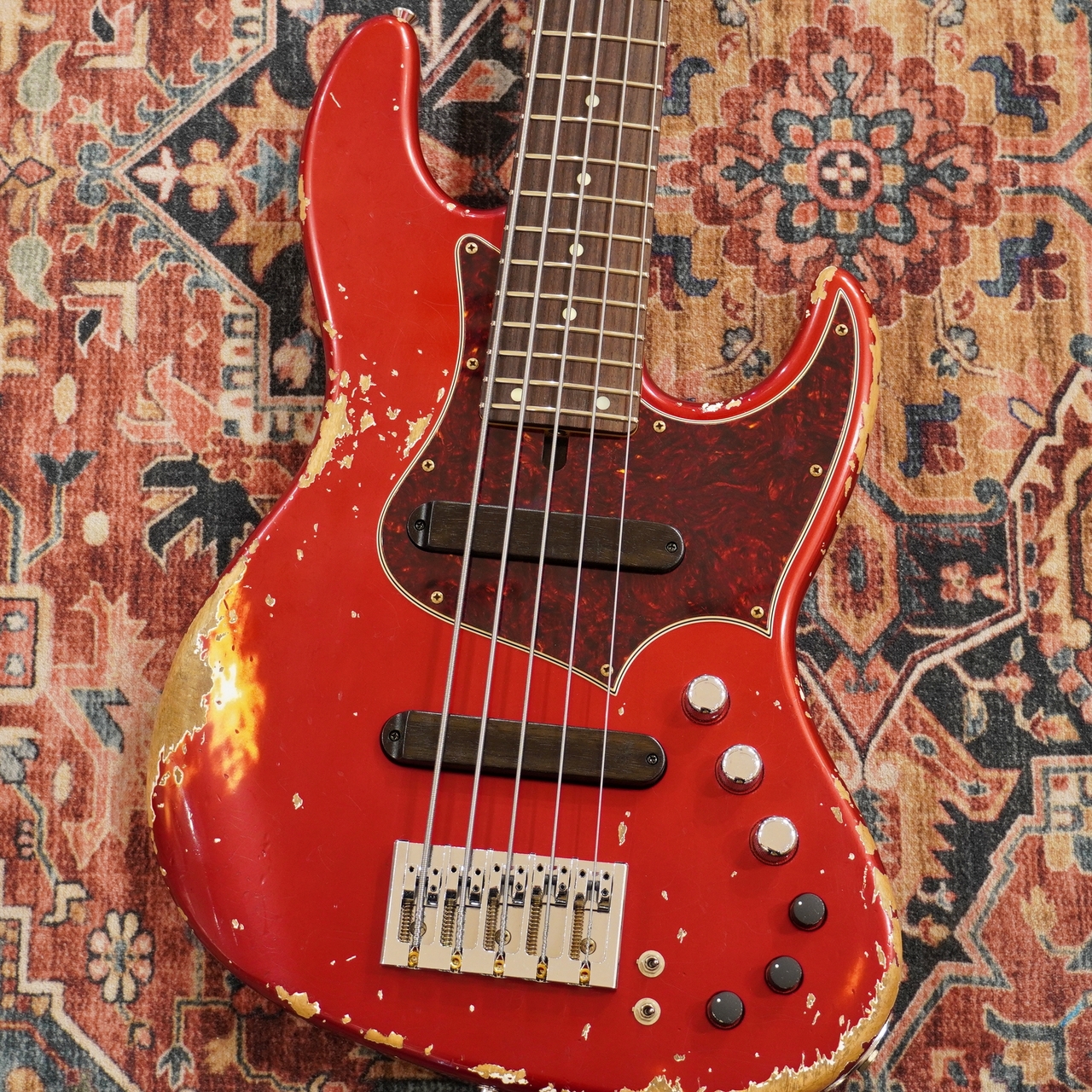 Xotic XJ-1T 5st/24f/Alder/R/Dark Candy Apple Red/Heavy-Aged【2026