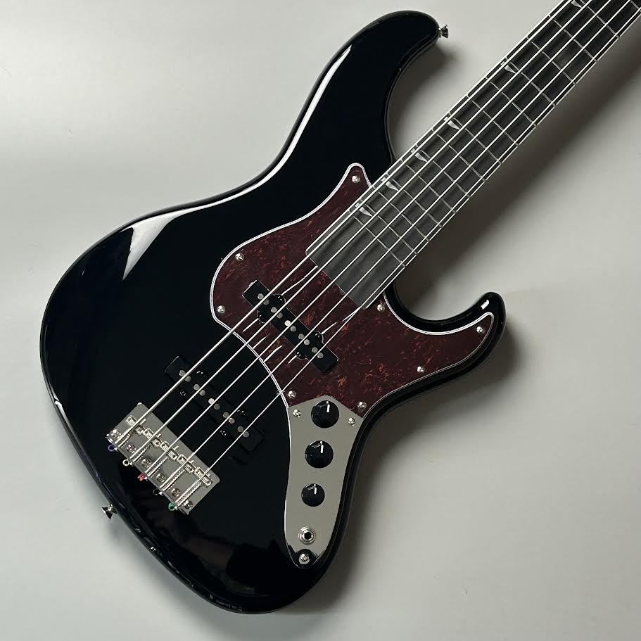 RYOGA 【現物画像】VAL-BASS5 BLK 5弦ベース パッシブ 北米産アルダー