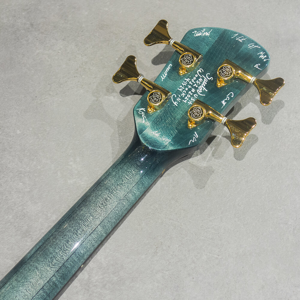 Spector NS-2 QM/SW M/EB EMG PJ Green Black Fade High Gloss【分割48