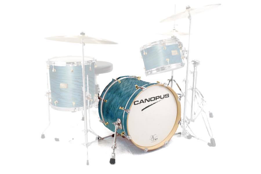 canopus CANOPUS NV60M1 14x18 Bass Drum Teal Oil（新品/送料無料