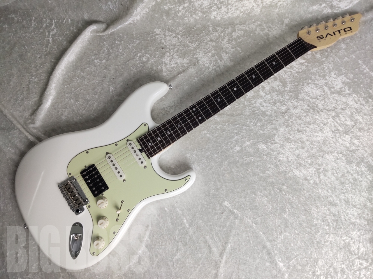 SAITO GUITARS S-622CS Heritage (Olympic White / Mint Green