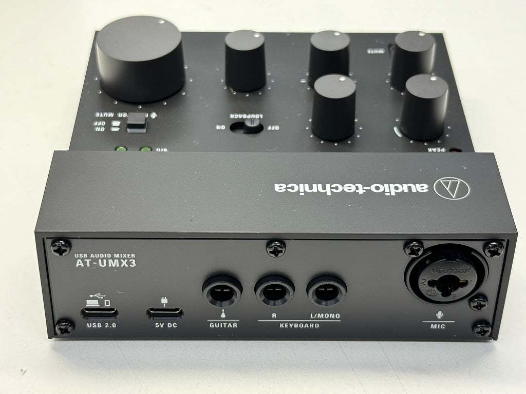 audio-technica USBオーディオミキサー AT-UMX3 AT-UMX3｜マイクロホン：マイクアクセサリー｜オーディオテクニカ