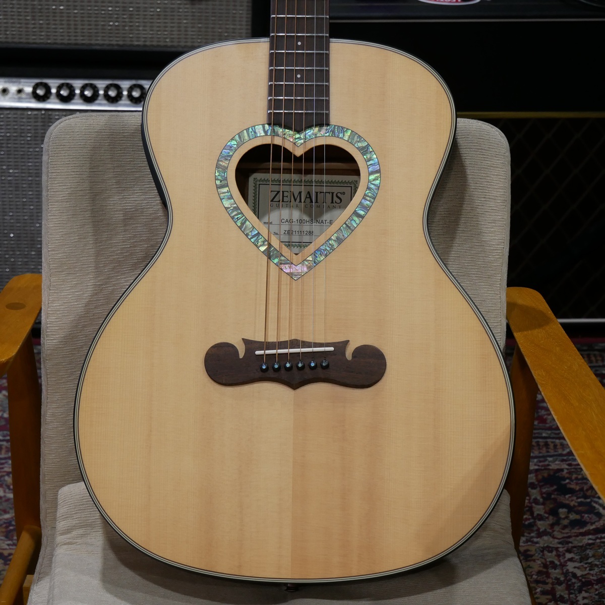 Zemaitis CAG-100HS-E / Natural 【アウトレット特価】（新品特価/送料