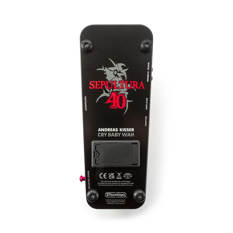 Jim Dunlop AK95MMXXIV SEPULTURA 40TH ANNIVERSARY CRY BABY