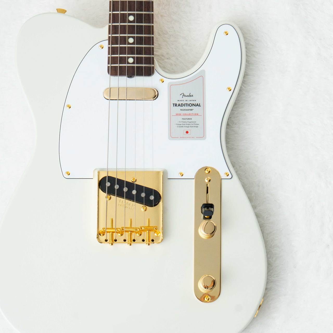 Fender Telecaster エレキギター ホワイト Fender - Standard Telecaster White Electric Guitar with free setup