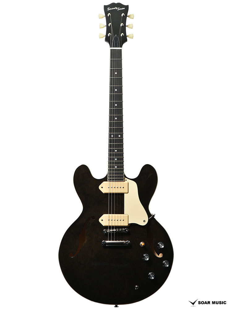 Seventy Seven Guitars EXRUBATO-STD/S-JT CBK (Coal Black