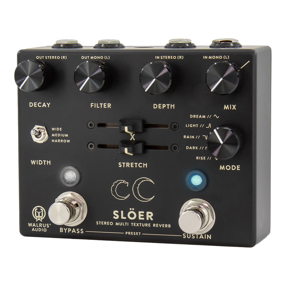 WALRUS AUDIO Slöer Stereo Ambient Reverb [WAL-SLOER #BK