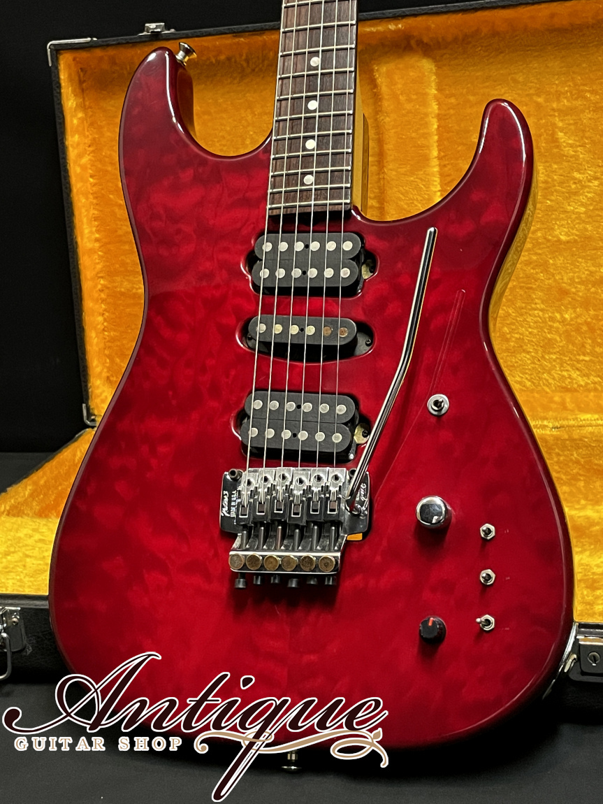 James Tyler Studio Elite Deluxe 1992 Deep Red Burst / Quilt Maple Top w/  RWFB EX++ 2digit u0026 10 Rare Serial（中古）【楽器検索デジマート】