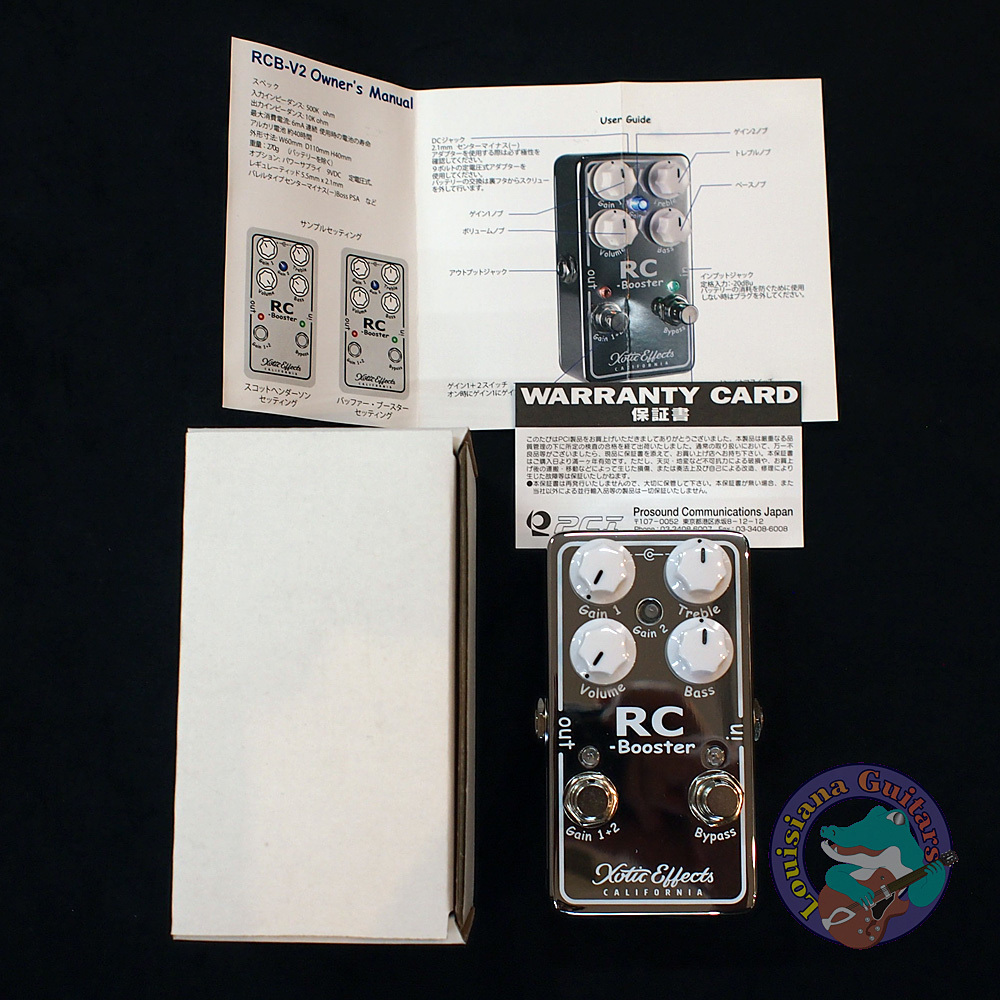 Xotic RC Booster V2（新品）【楽器検索デジマート】