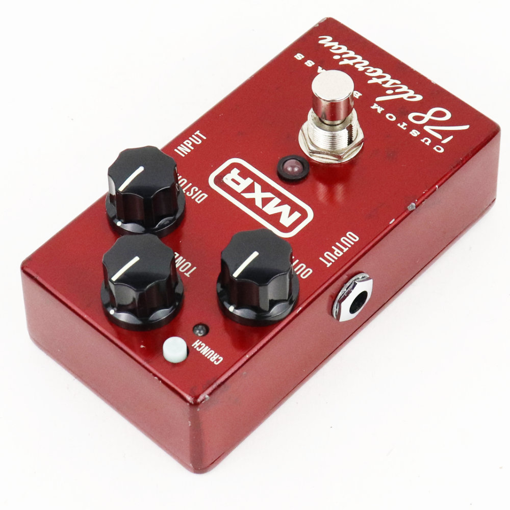 【動作確認済】MXR '78 Distortion エフェクター MXR / M78 ディストーションの特徴と使い方等をレビュー。真空管