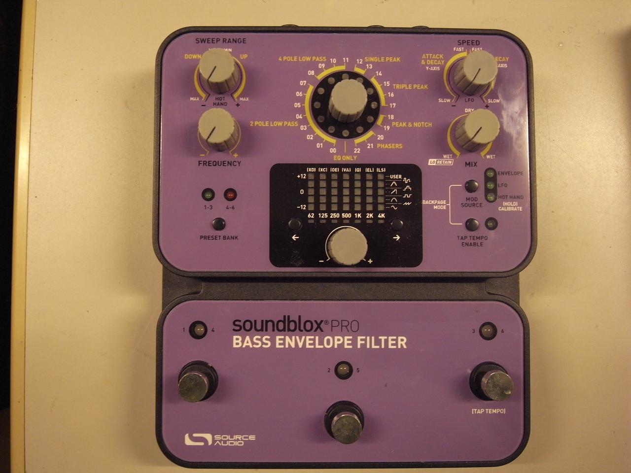 ベース SOURCE AUDIO SA143 BASS ENVELOPE FILTER SOURCE AUDIO Soundblox Pro Bass Envelope Filter Pedal SA143 B&H