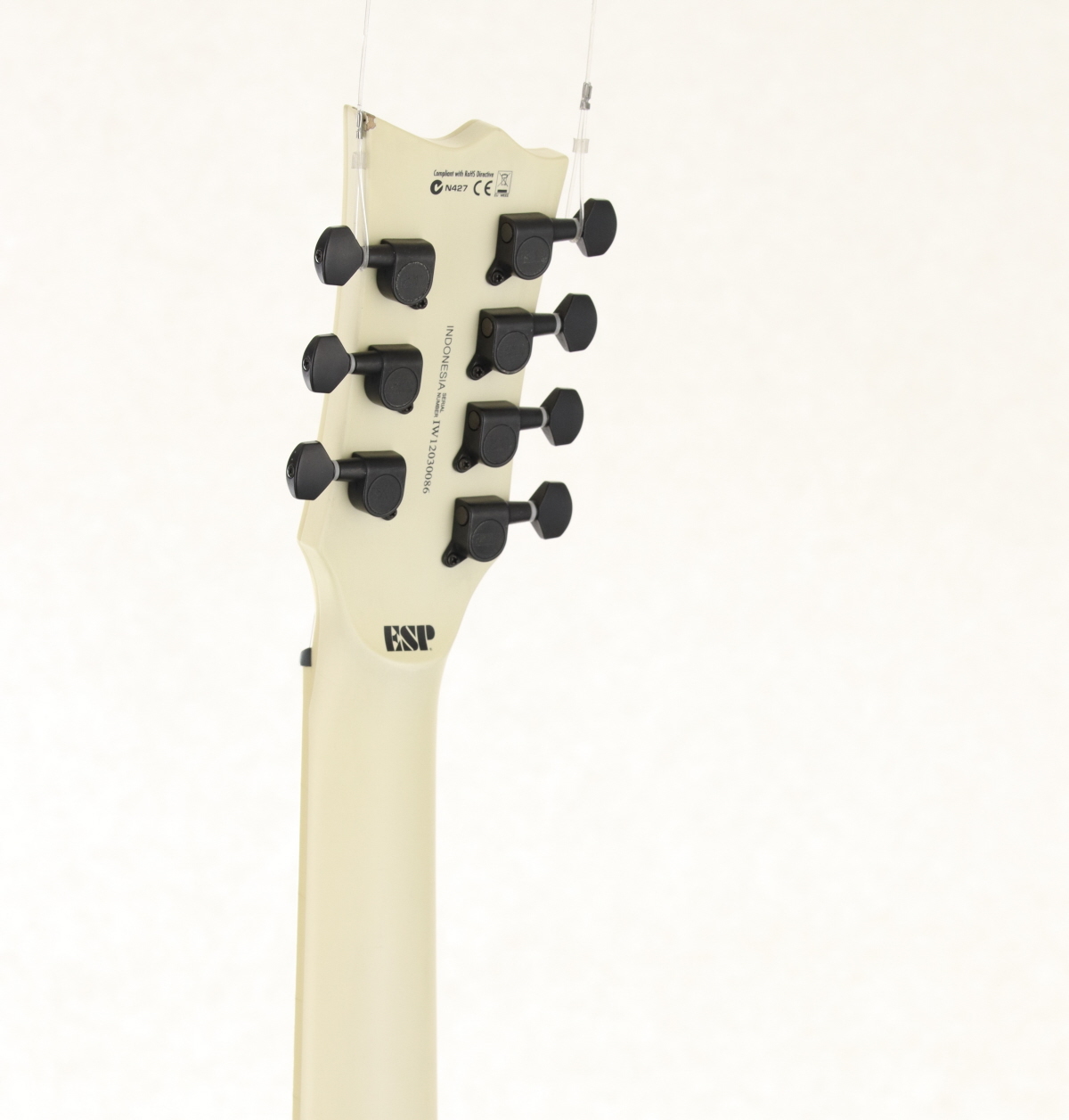 【得価格安】７弦ギター LTD EC-407 レスポールタイプ ソフトケース付き 音出し確認済み 7-strings ESP EMG ラッカー リフィニッシュ その他