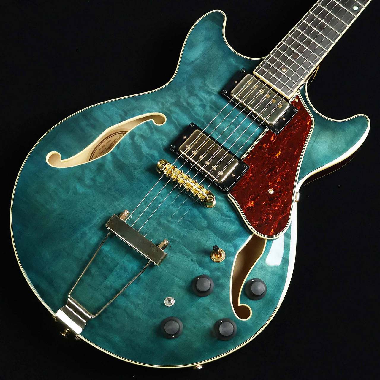 Ibanez AMH90QM TBL フルアコギター 【中古】（中古/送料無料）【楽器