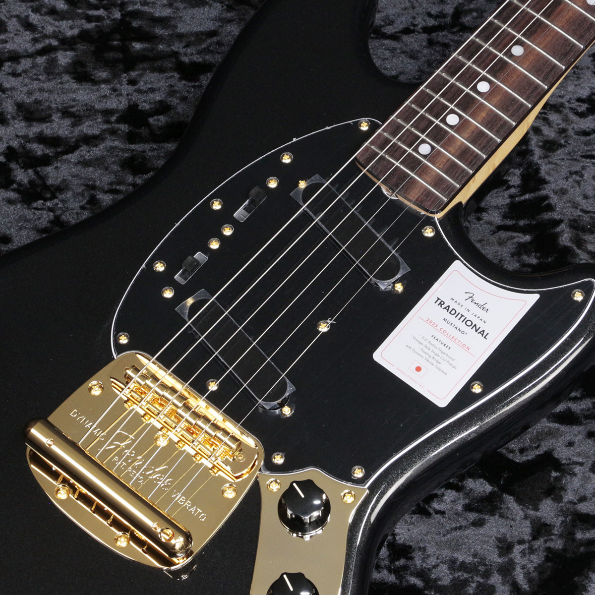 Fender MIJ Traditional 2025 Collection 60s Mustang Rosewood Black