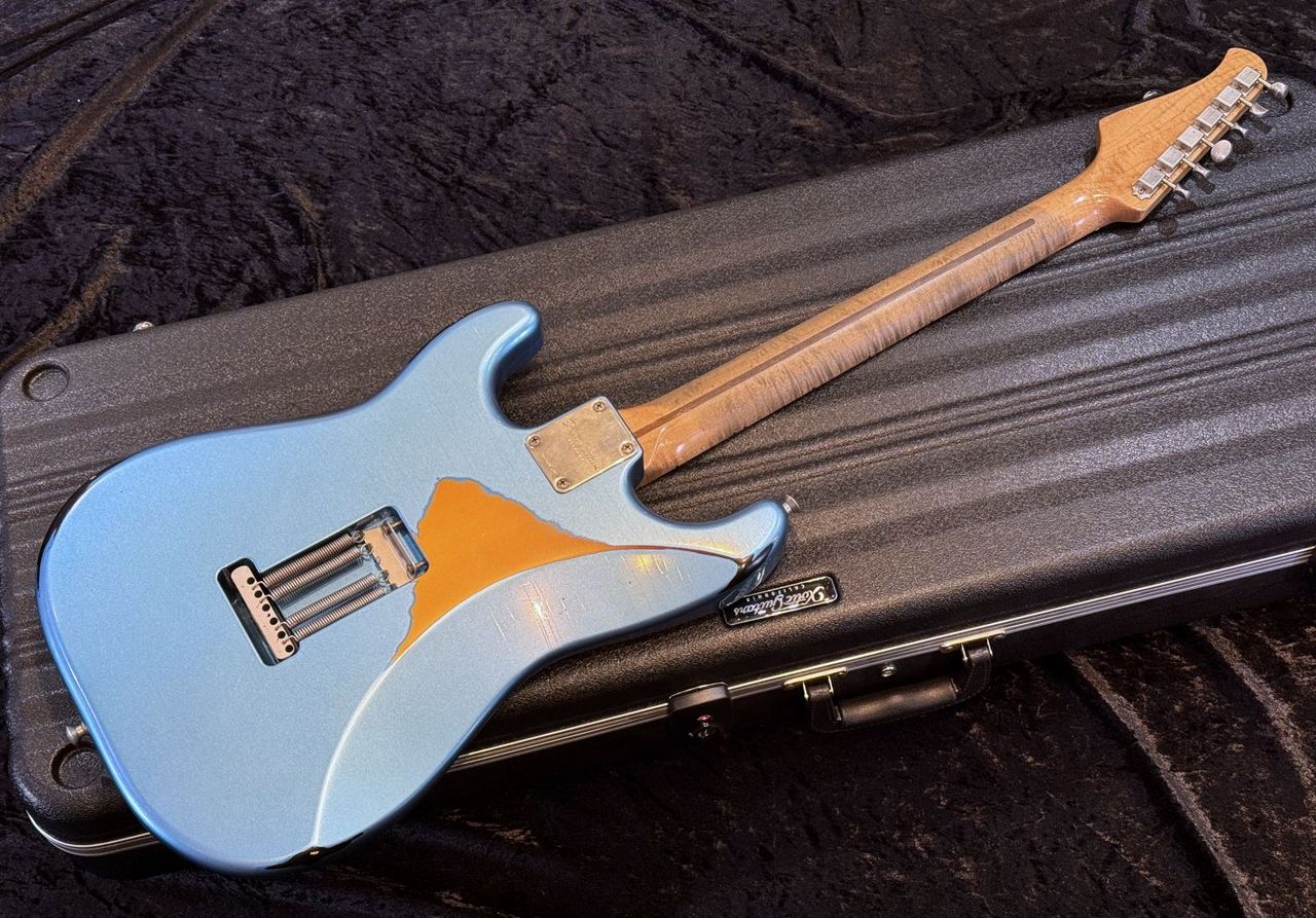 Xotic XSC-AH #3603 - Lake Placid Blue Over 3-Tone Burst Super