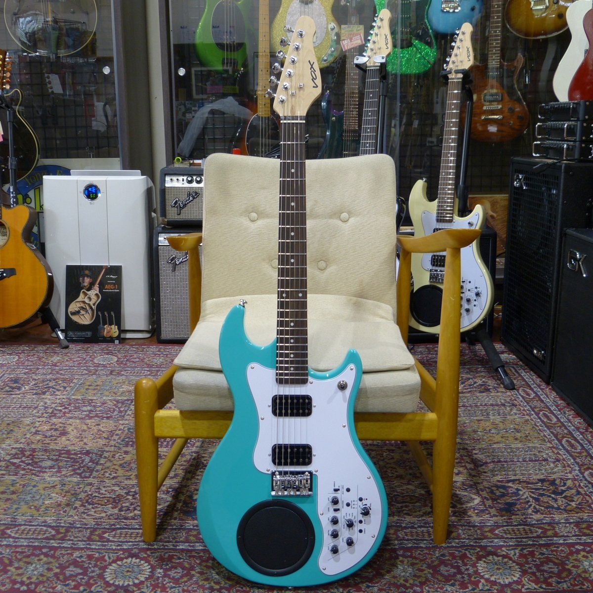 VOX APC-2 / Aqua Green 【アンプ・エフェクト・リズムマシン内蔵ミニ