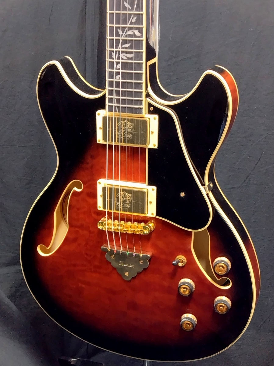 セミアコ ibanez am153 DBS(ダークブラウン・サンバースト