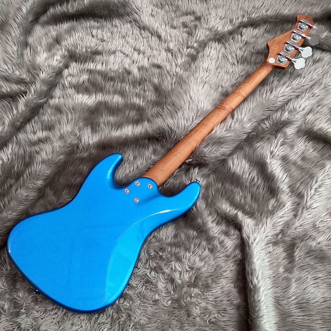 【まりい】Bacchus エレキベース ブルー Bacchus GS-2DX RSM/M IBM アイスブルーメタリック バッカス