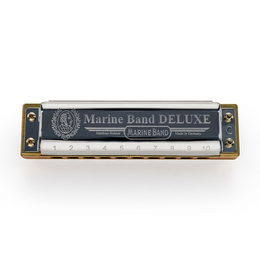 Hohner Marine Band 10本セットケース付き ブルーベルベット - 管楽器