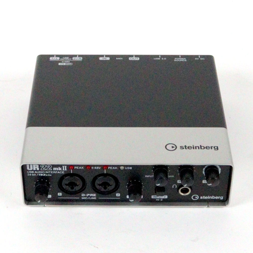 【中古美品】Steinberg Ur22mkii レコーディングパック Steinberg 【中古】 オーディオインターフェイス Steinberg UR22mkII