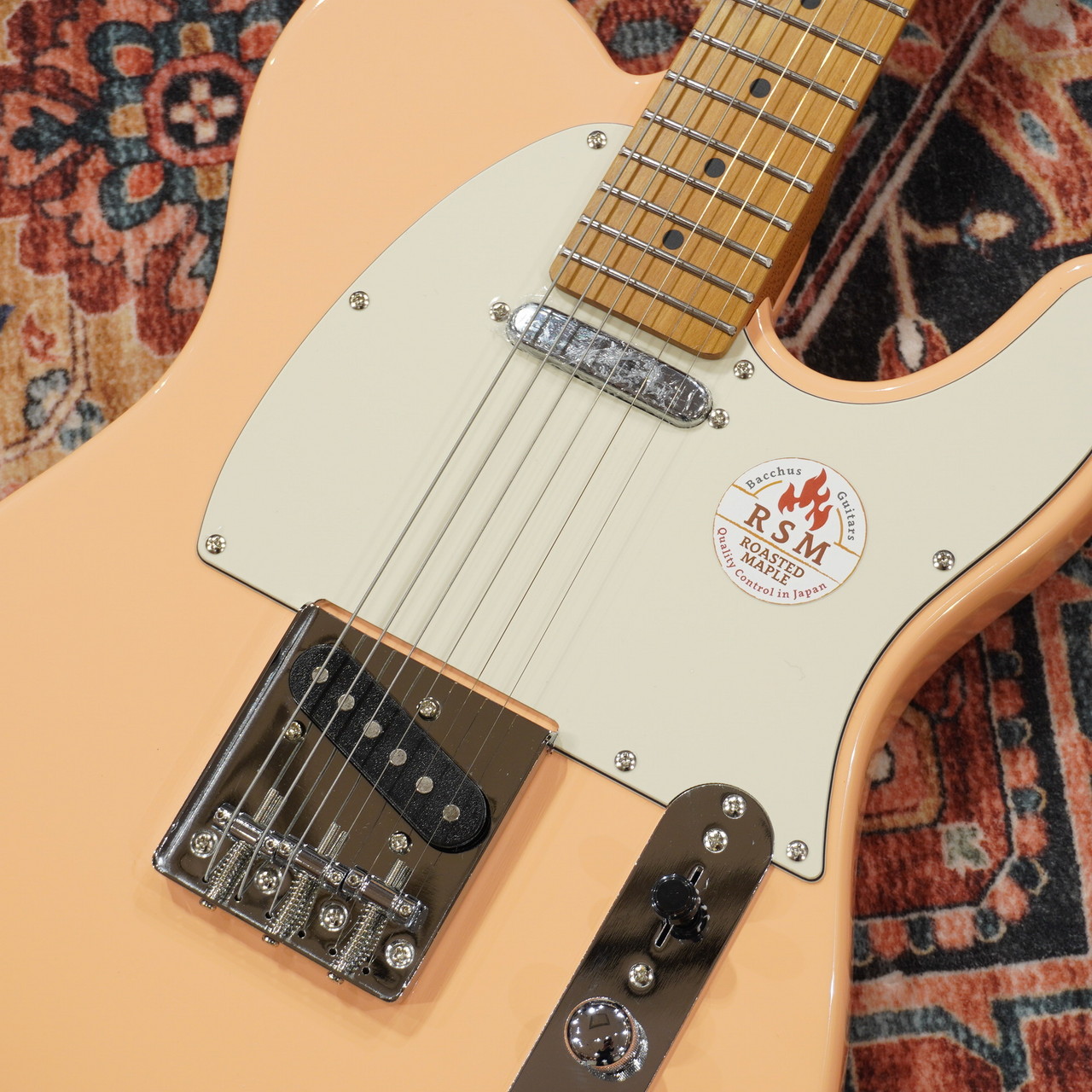 Bacchus BTE-dx ステンレスフレット　極美品 Bacchus BTE-1DX RSM/M FGRM (French Green Metallic) ユニバース