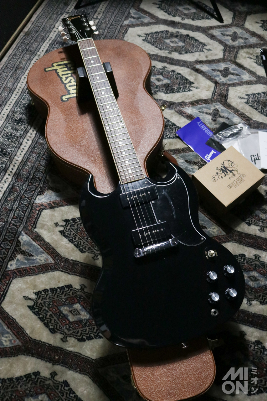 Gibson SG Special Ebony 2021 w/ Monty's Leviathan P90 Set