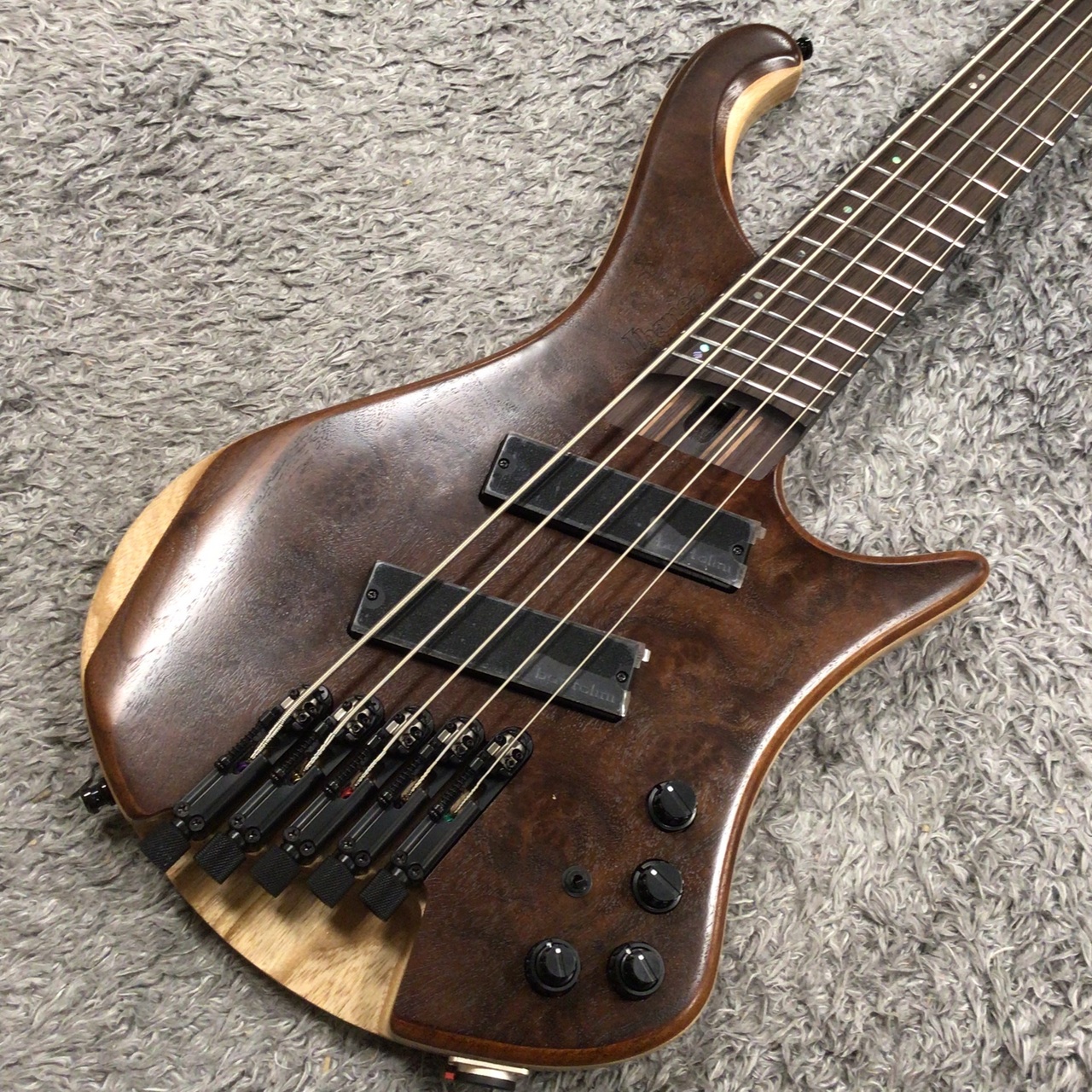 ベース Ibanez EHB1265MS Natural Mocha Low New For 2022! Ibanez EHB1265MS Natural Mocha Low Gloss