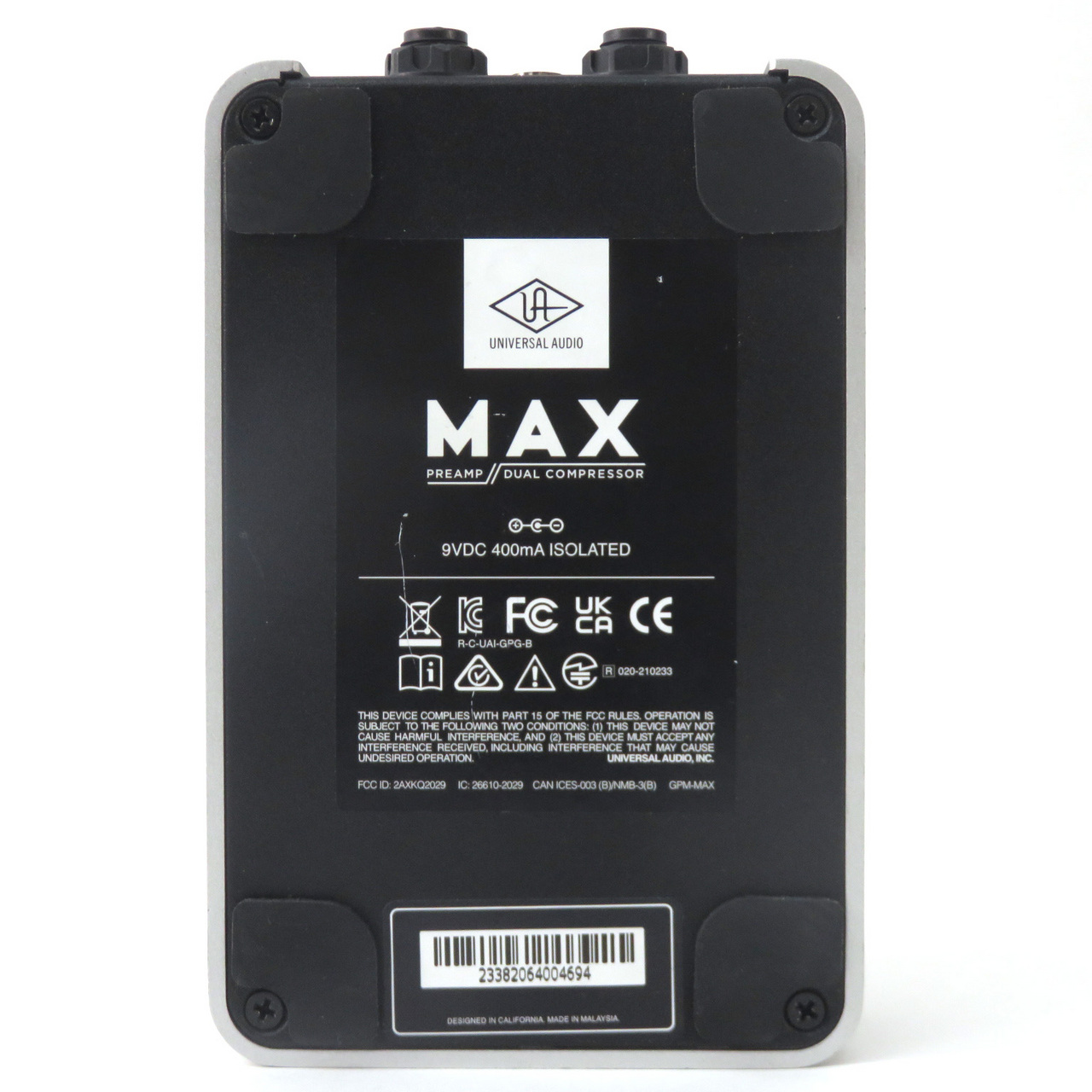 Universal Audio UAFX MAX Preamp&Dual Compressor（中古/送料無料