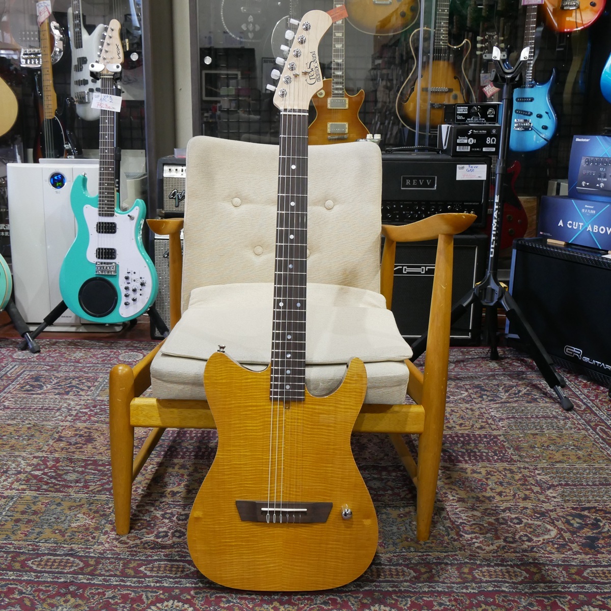 Crews Maniac Sound Six Nylon / Flame Maple Top / Amber