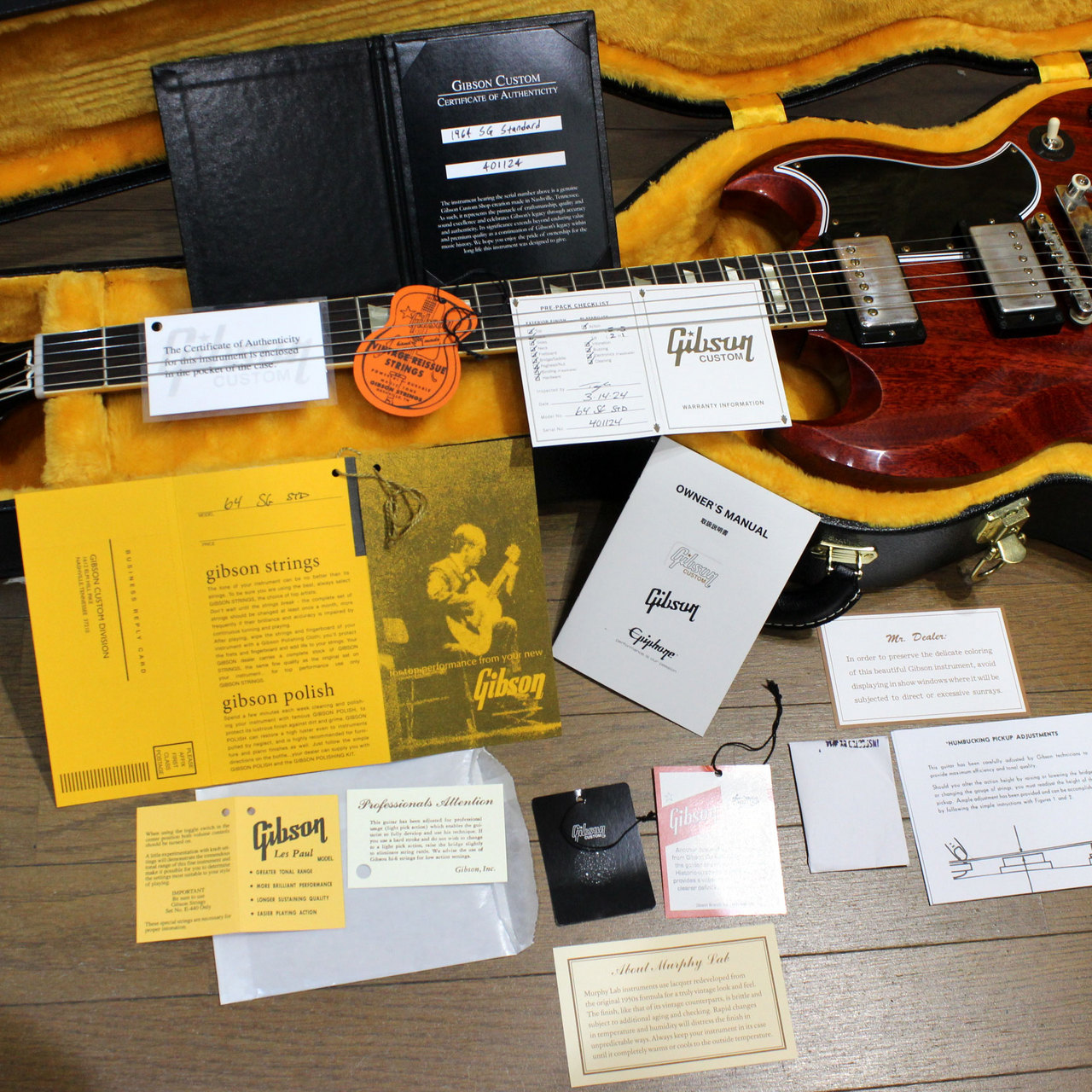 Gibson Custom Shop 1964 SG Standard Reissue with Maestro