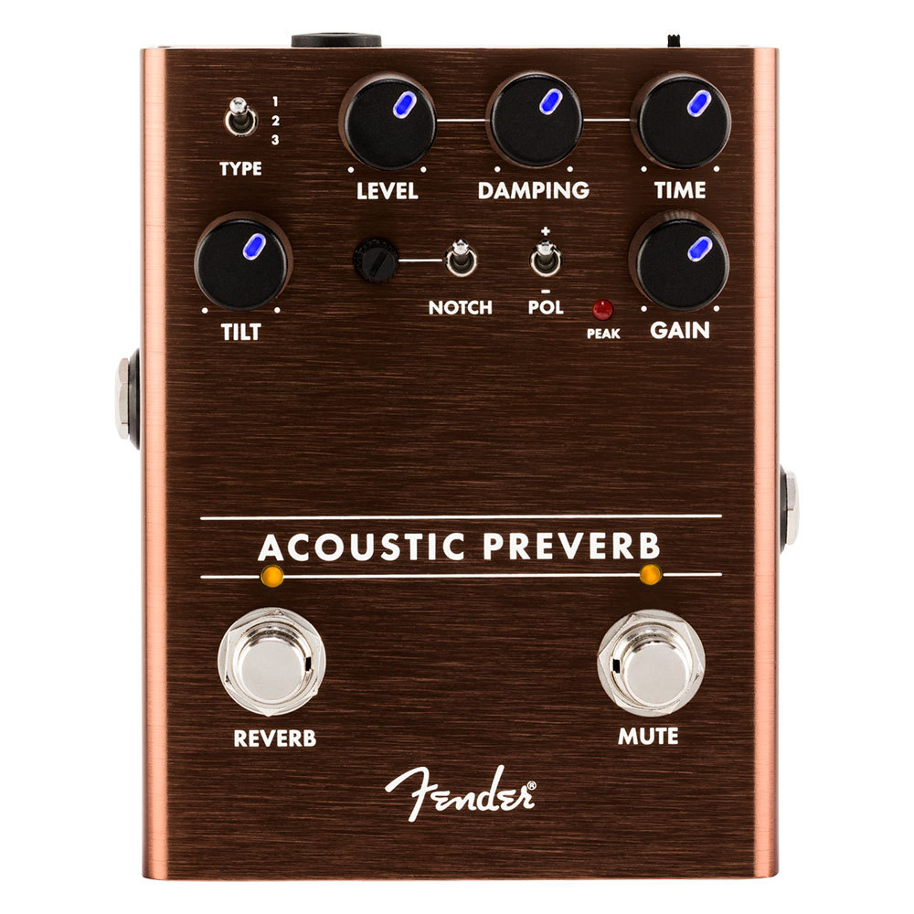 Fender フェンダー Acoustic Preverb プリアンプ リバーブ ギター