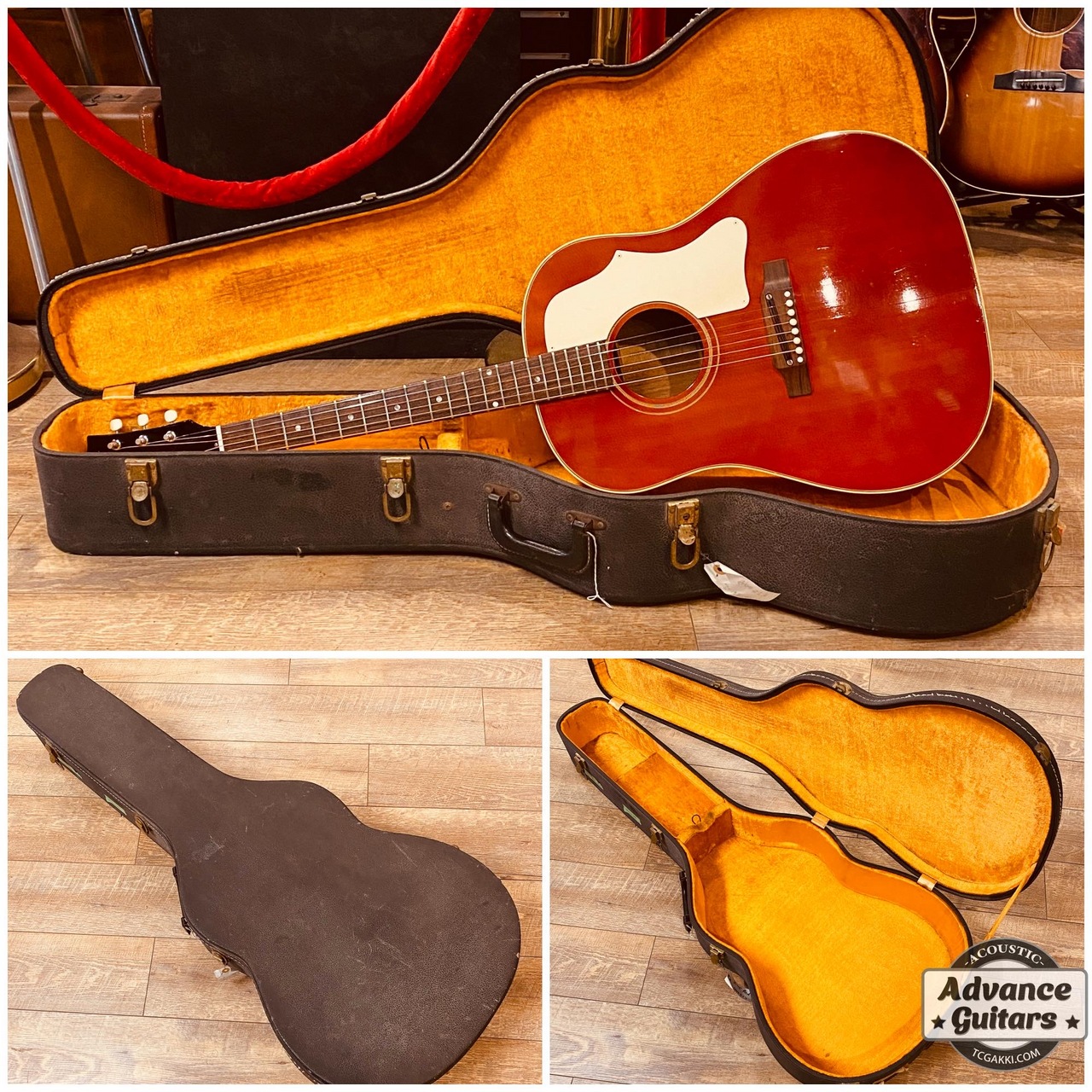 【極美品】Gibson J-45 1966年製 Gibson 1966年製 J-45 Cherry Red（ビンテージ）【楽器検索デジマート】