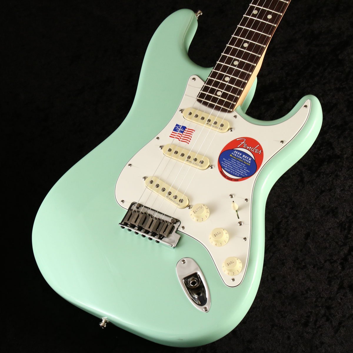 Fender Jeff Beck Stratocaster Rosewood Fingerboard Surf Green フェンダー ジェフベック モデル【御茶ノ水本店】（新品/送料無料）【楽器検索デジマート】