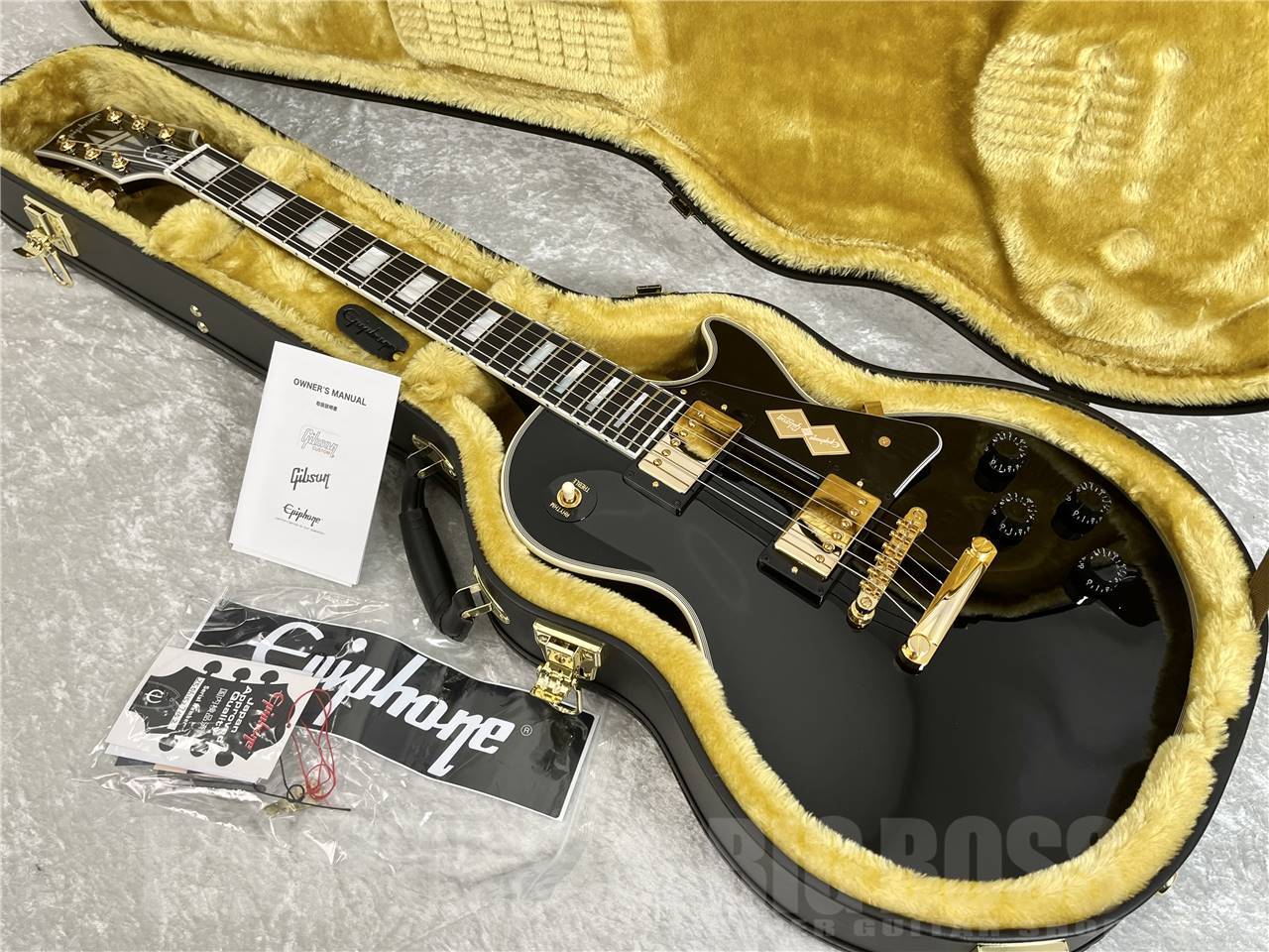 Epiphone Inspired by Gibson Custom Les Paul Custom Ebony（新品