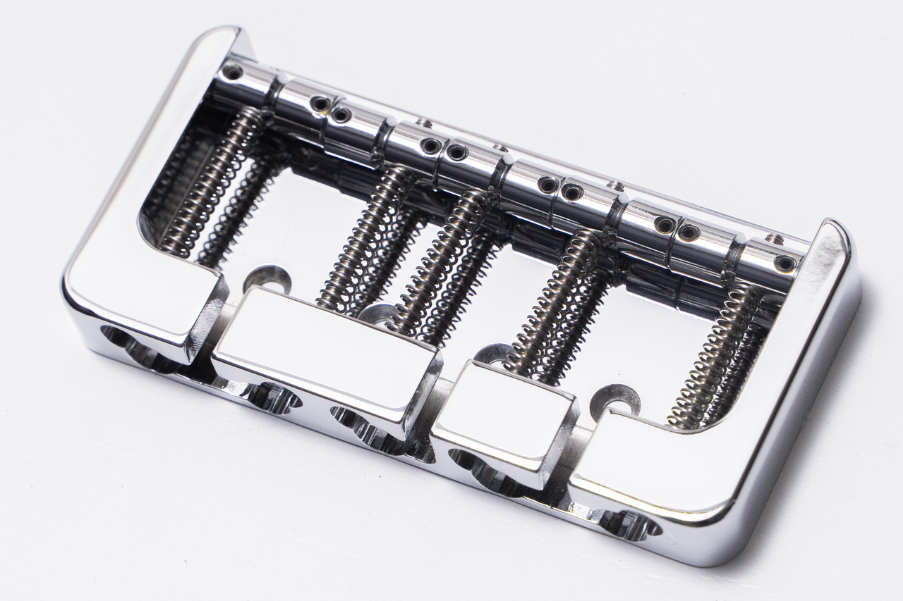 HIPSHOT 5 String B Style Bass Bridge Chrome .708 Aluminum【GIB横浜