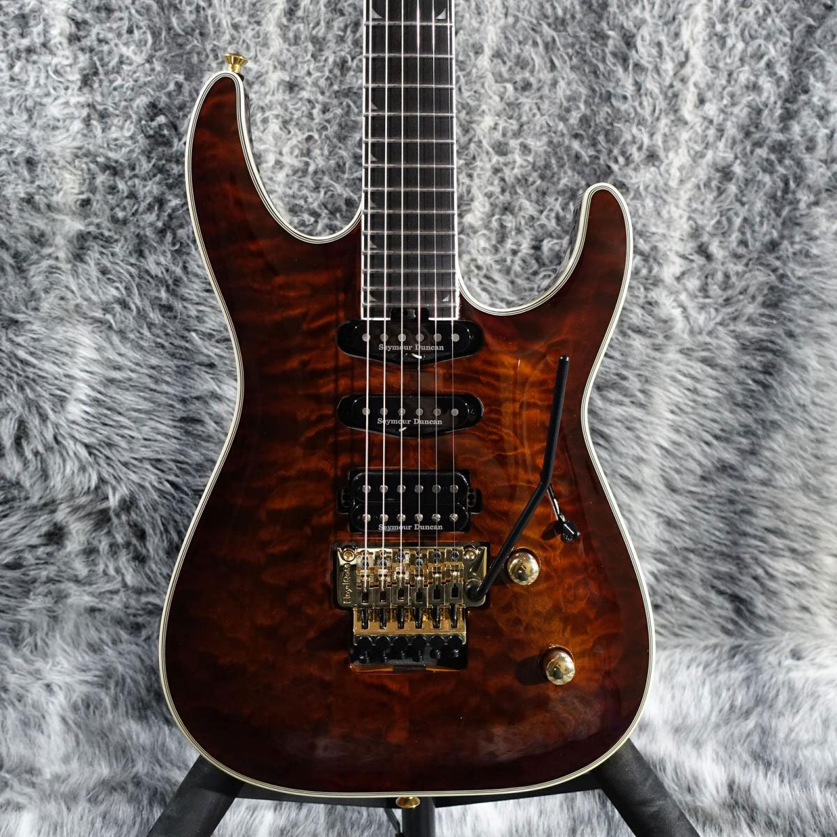 Jackson Pro Plus Series Soloist SLA3Q Amber Tiger Eye 2023（中古