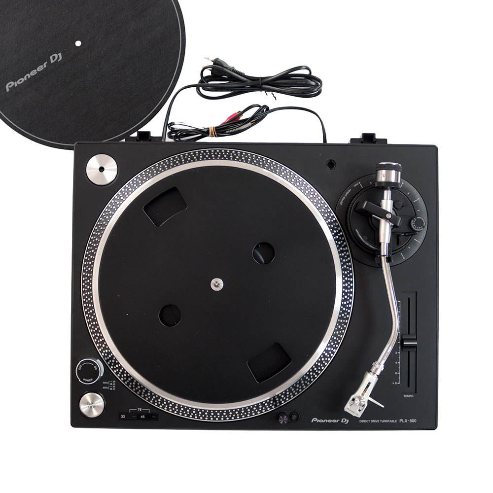 Pioneer Dj 【中古】 Pioneer DJ PLX-500-K Black ターンテーブル レコードプレーヤー（中古 /送料無料）【楽器検索デジマート】