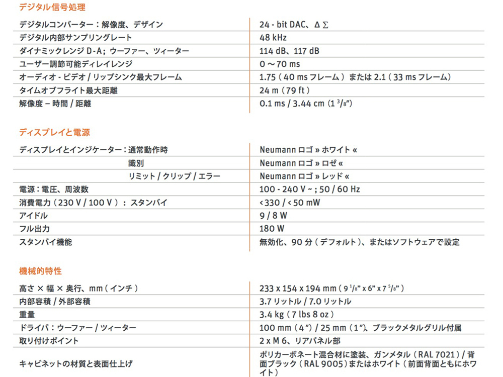 NEUMANN MA 1 + KH 750 + 2 x KH 80 A G EU ◇お得な2.1ch+DSP補正 ...