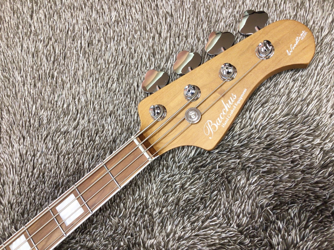 【m.bassman】バッカス　ジャズベース Bacchus WL4-STD33 RSM/M ベース 初心者12点セット 【ヘッドホン