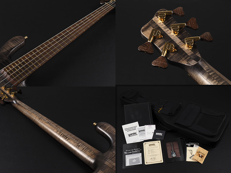 Warwick Custom Shop エレキベース ブラック このベース・・・ひかるぞ!! #今週の逸品 | イシバシ楽器