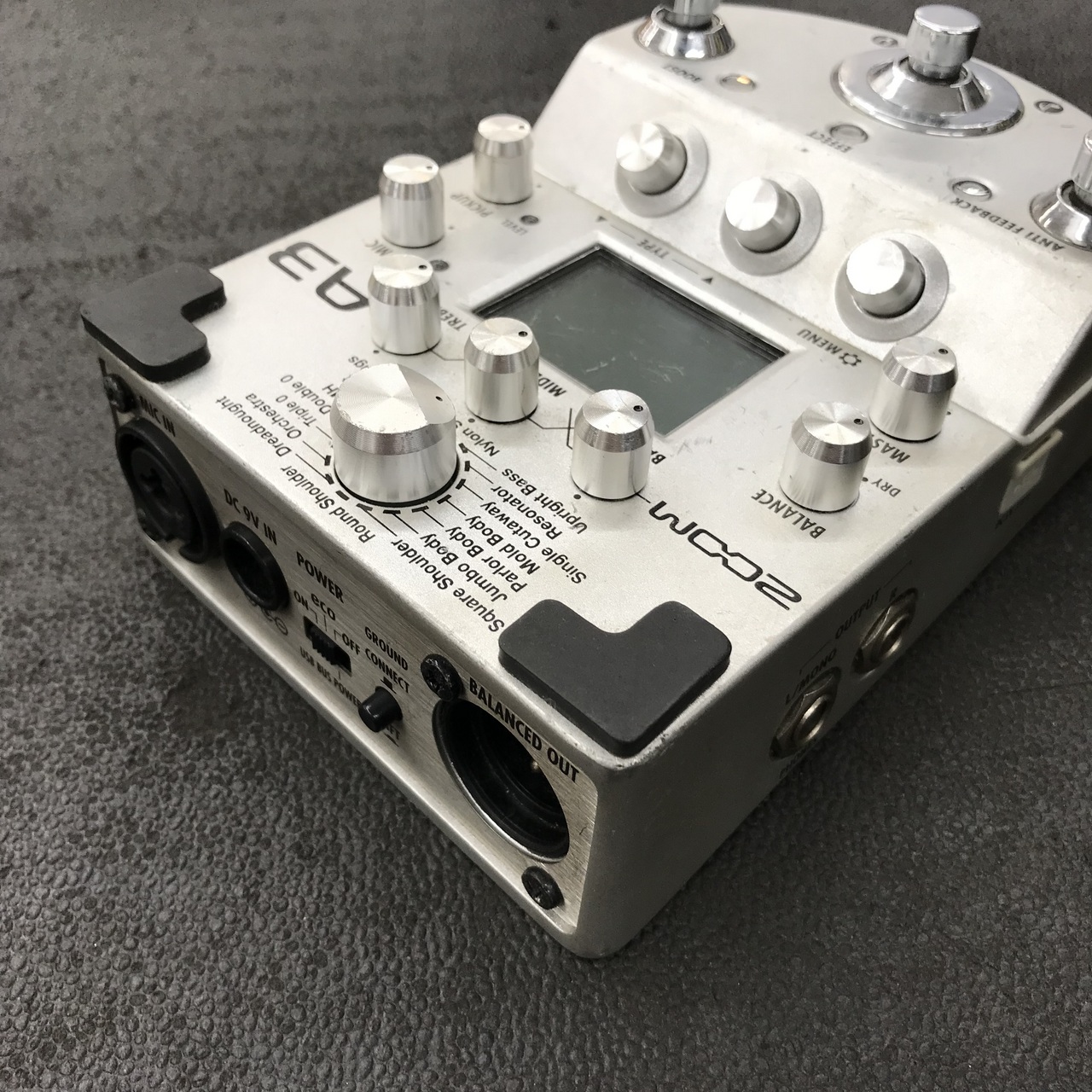 ZOOM A3 Pre-Amp & Effects for Acoustic Guitar（中古）【楽器