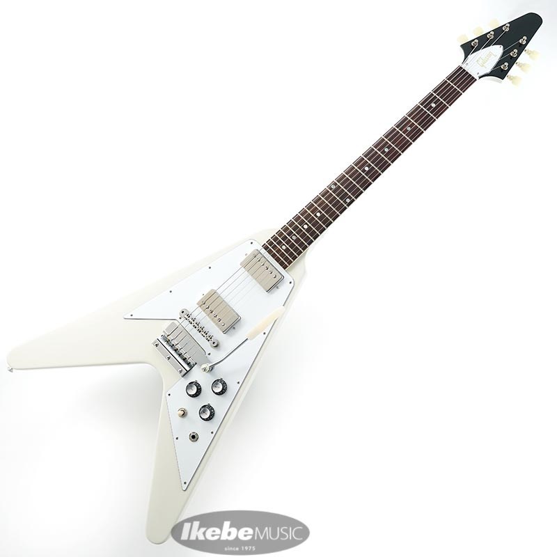 Gibson Custom Shop Japan Limited Run 1967 Mahogany Flying V Reissue w/  Maestro Vibrola Gloss (Polaris White)（新品）【楽器検索デジマート】