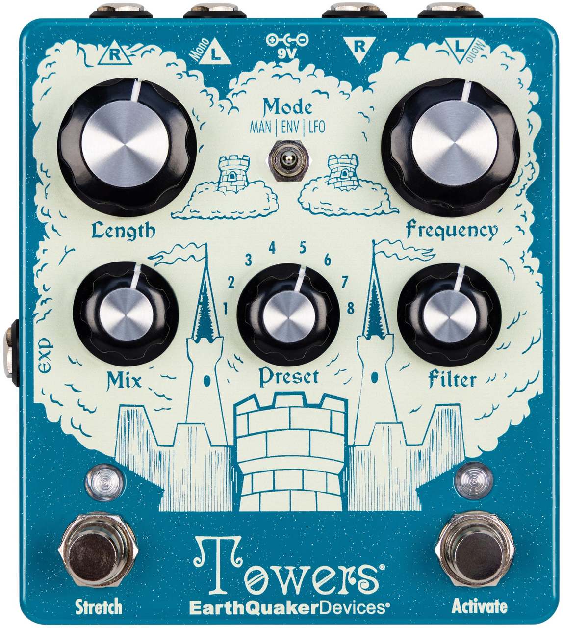 EarthQuaker Devices Towers タワーズ ステレイフィルターリバーブ