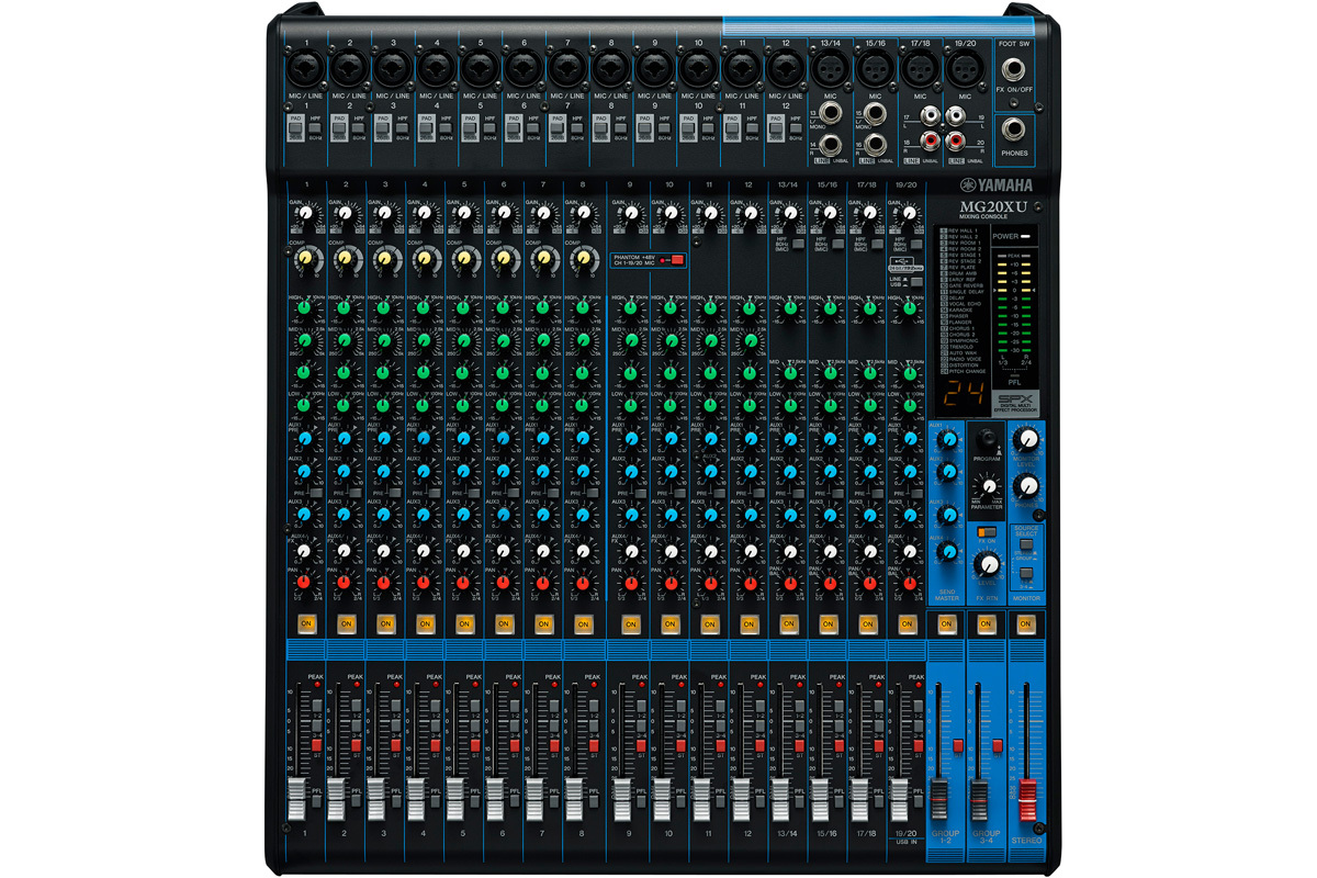 【美品】YAMAHA MG20XU PAミキサー YAMAHA MG20XU PAミキサー【WEBSHOP】（新品/送料無料）【楽器検索